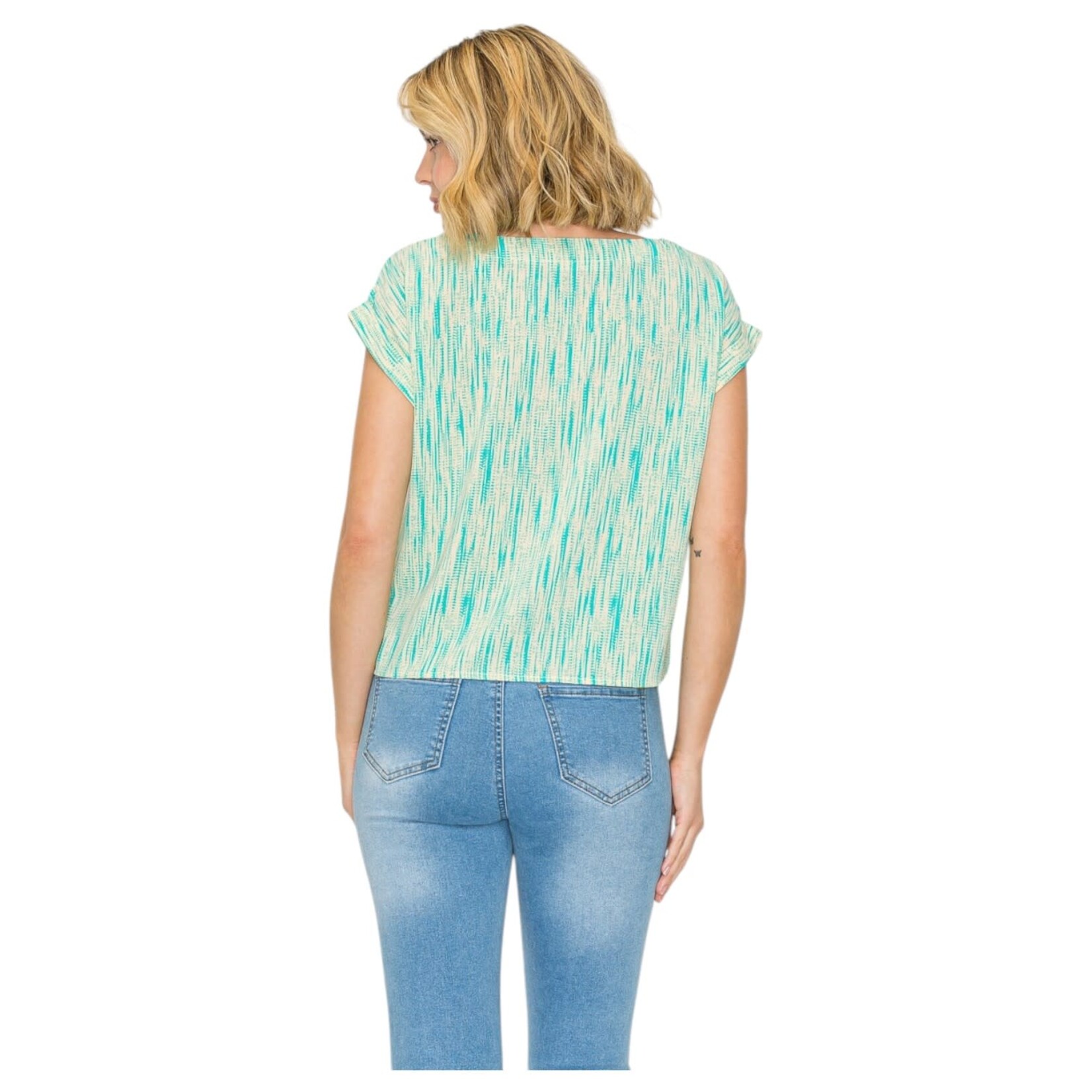 DNA DNA SHORT ROLLED SLEEVE TOP 5481T-24117
