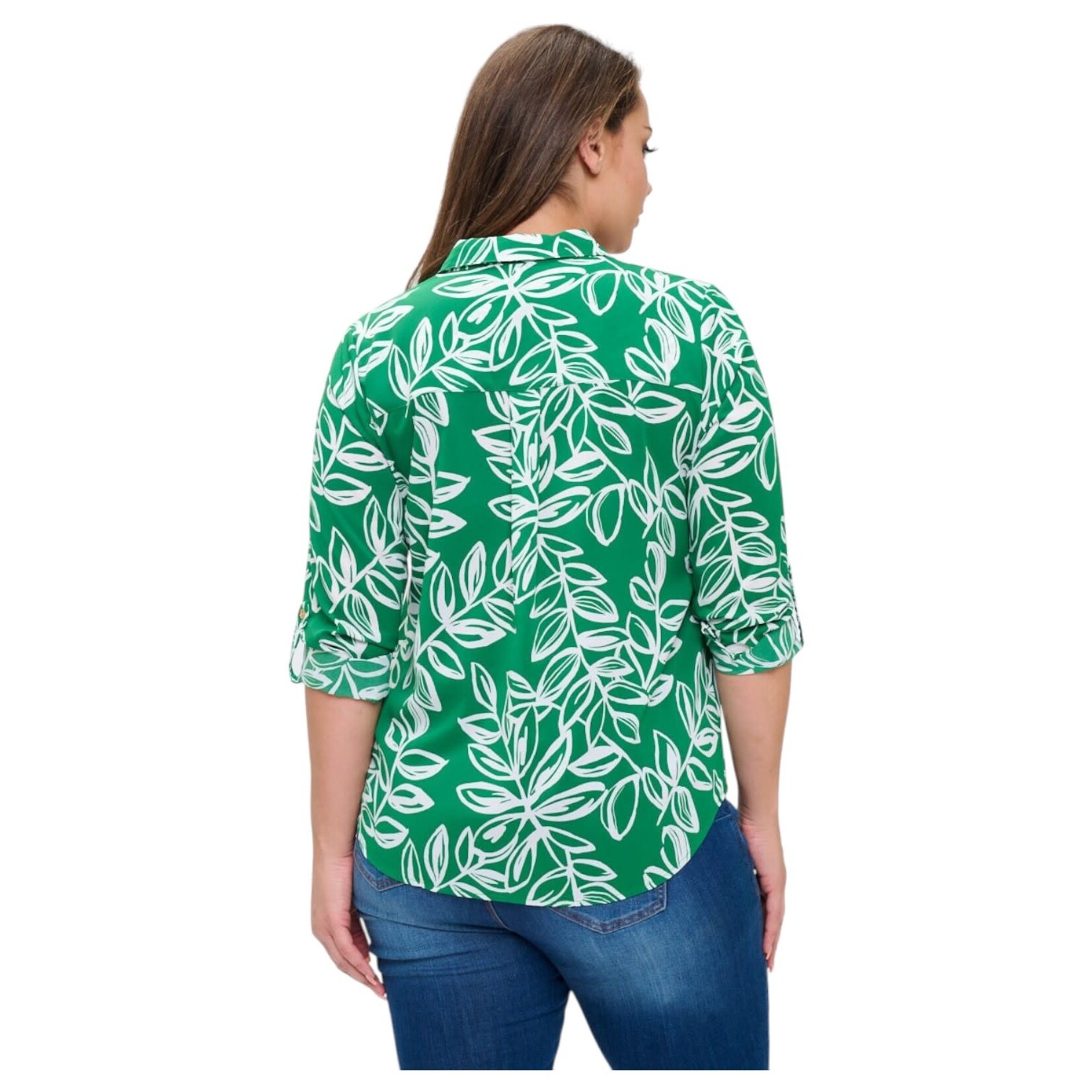 DNA DNA PLUS BUTTON UP LONG SLEEVE TOP 5493XB-18217