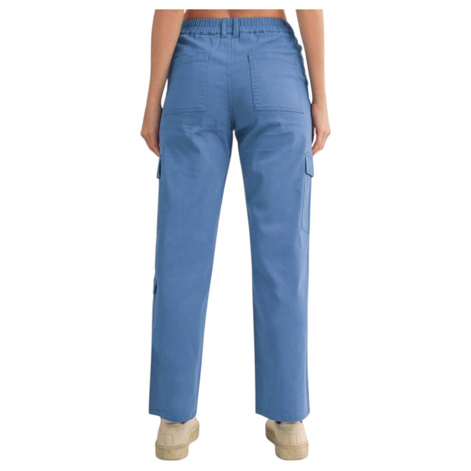 AMBIANCE APPAREL AMBIANCE ELASTIC WAIST CARGO PANT 75318