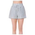 AMBIANCE APPAREL AMBIANCE STRIPE DRAWSTRING SHORTS 76373-1