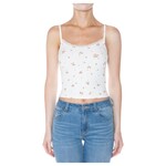 AMBIANCE APPAREL AMBIANCE FLORAL RIBBED CAMI TOP 76171-1