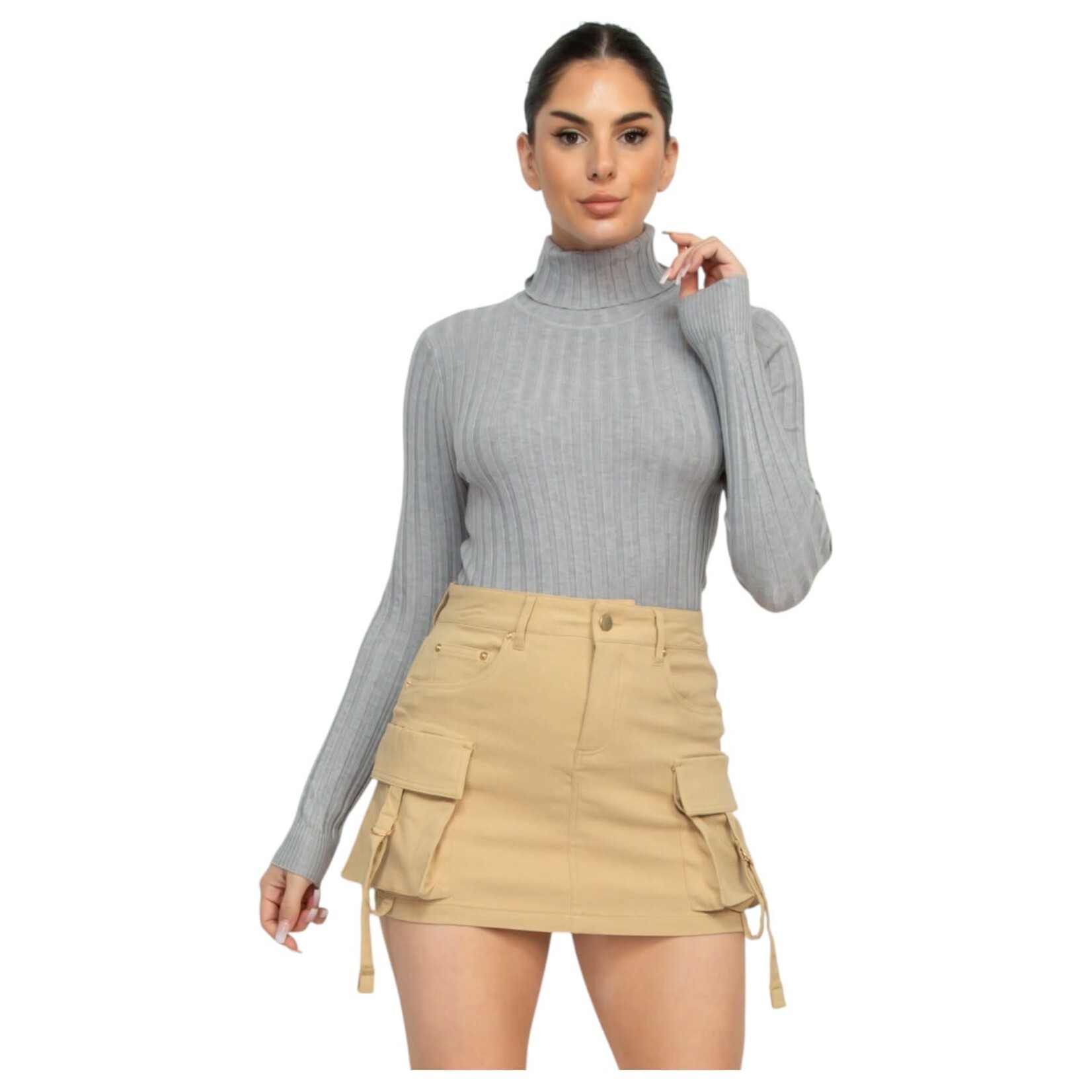 IRIS IRIS TURTLE NECK PULLOVER SWEATER HMSW50167