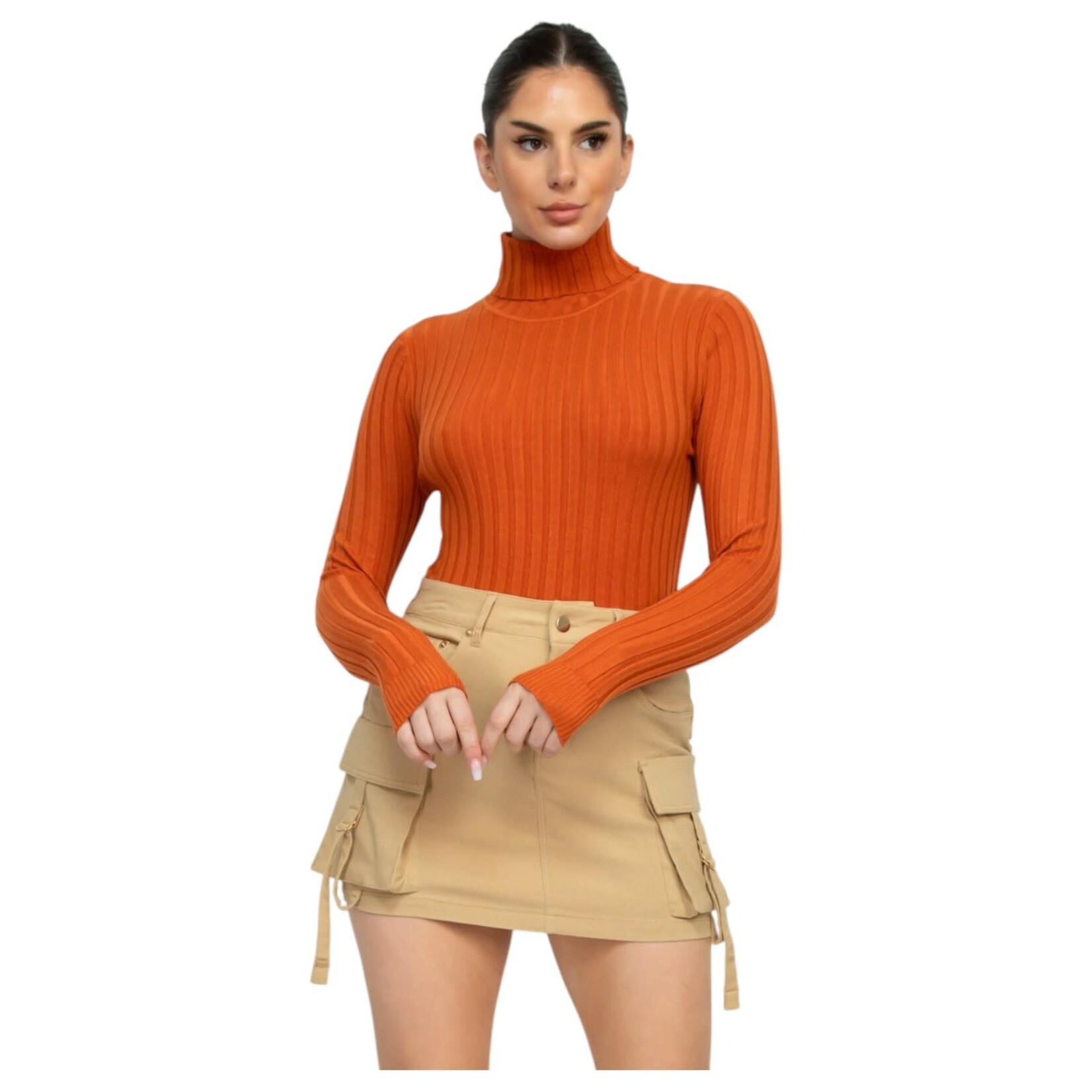 IRIS IRIS TURTLE NECK PULLOVER SWEATER HMSW50167