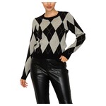 IRIS IRIS ARGYLE PATTERN LONG SLEEVE SWEATER HMSW50680