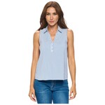 DNA DNA STRIPED SLEEVELESS COLLARED TOP 2431B-23058