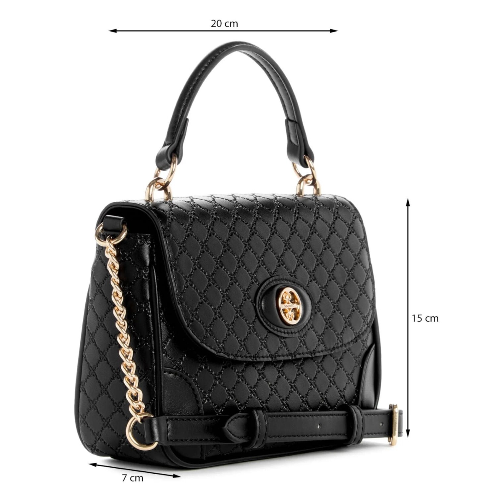 NINE WEST NINEWEST INNES MINI TOP HANDLE FLAP CROSSBODY NGD139378