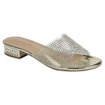 FOREVER FOREVER RHINESTONE CLEAR BAND LOW HEEL SPARK-26