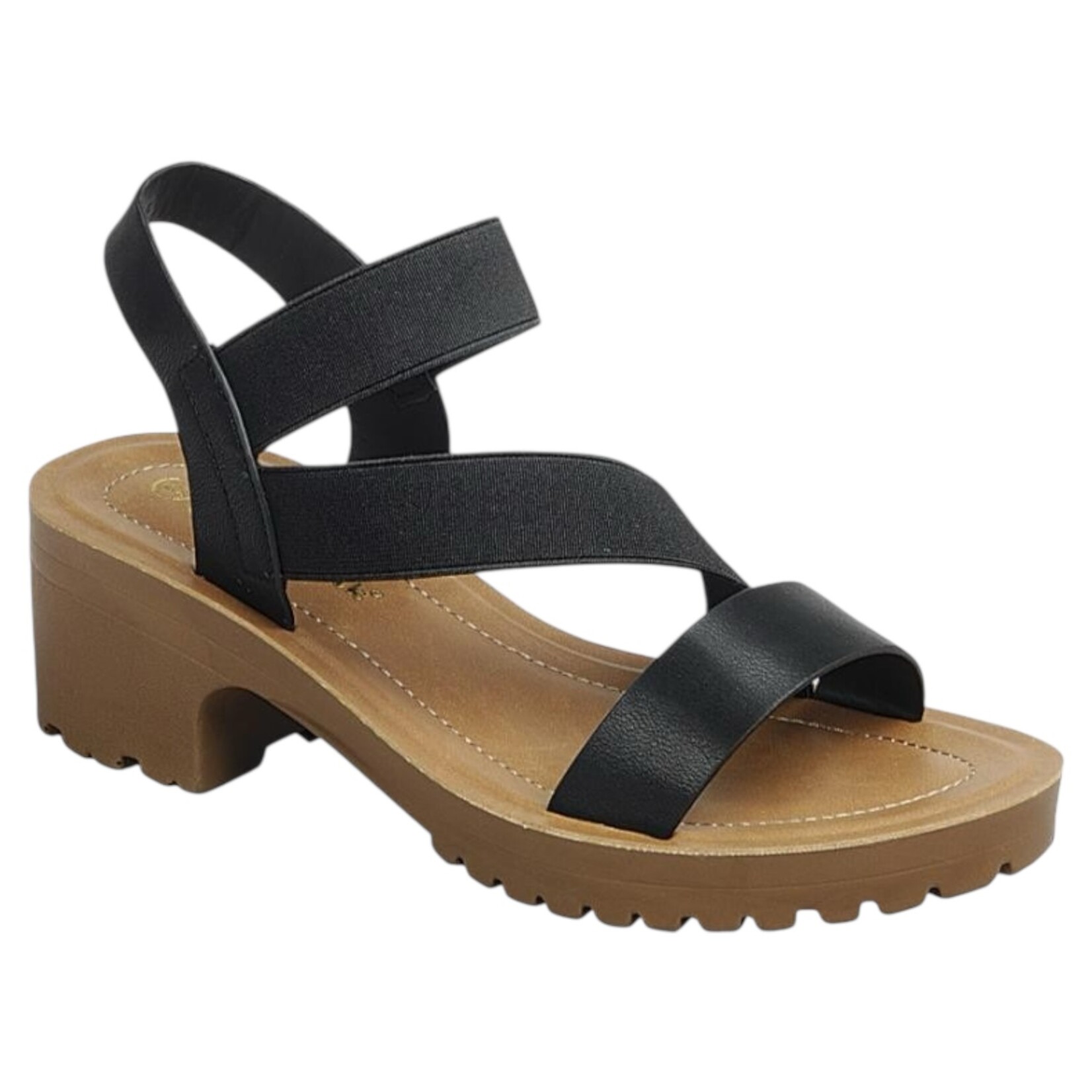 FOREVER FOREVER CHUNKY HEEL SANDAL TALA-23