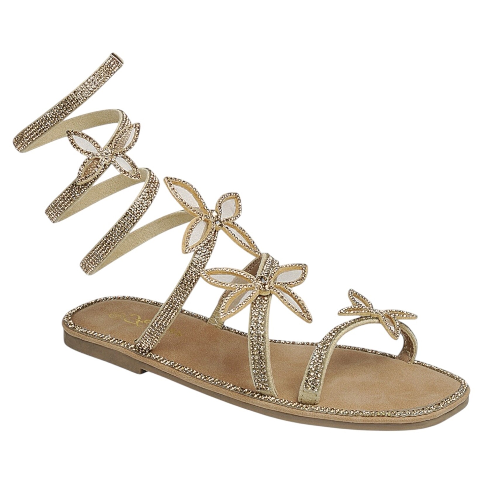 FOREVER FOREVER BUTTERFLY SPIRAL SANDAL RITZY-25