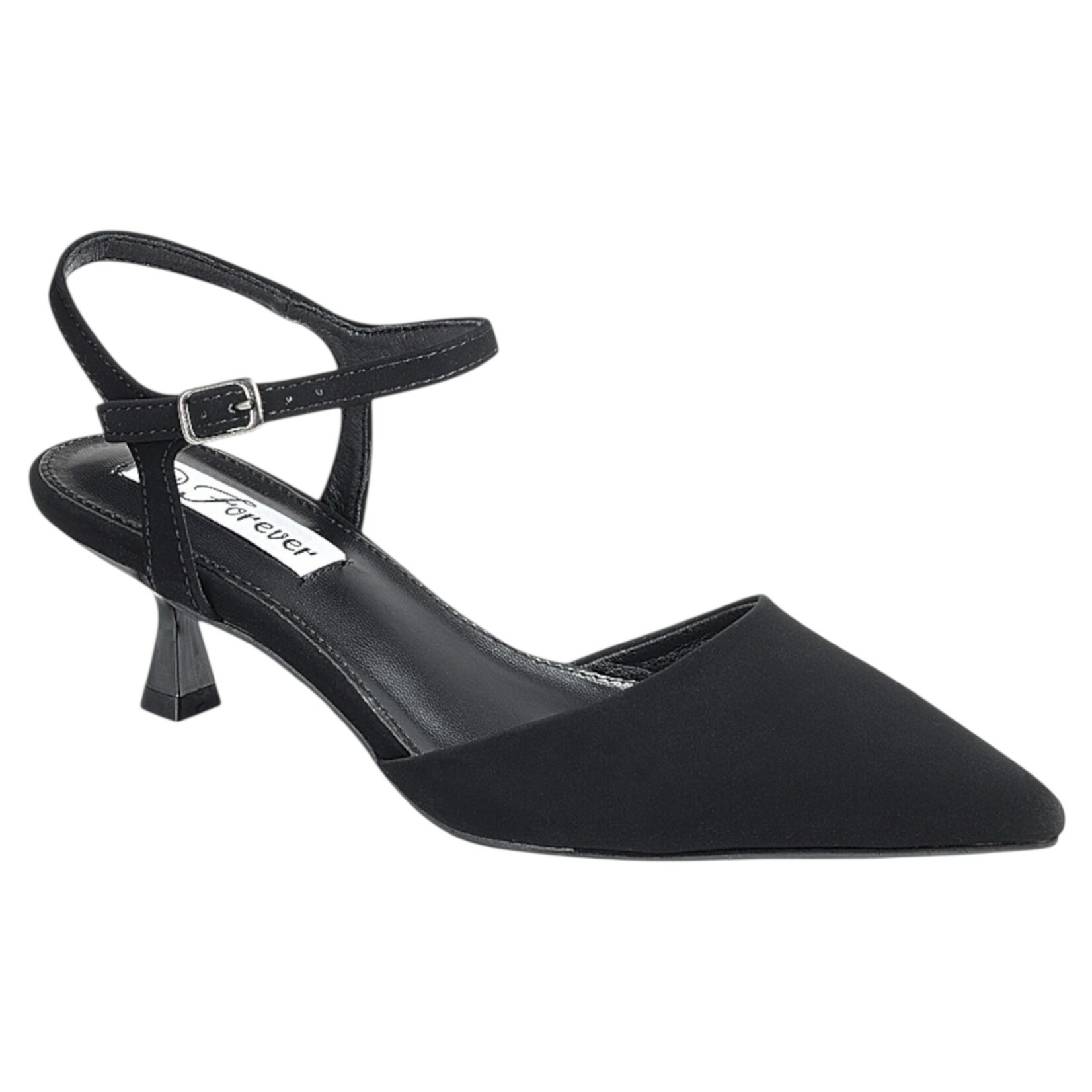FOREVER FOREVER POINTY TOE KITTEN HEEL EQUITY-48
