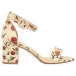CITY CLASSIFIED CITY CLASSIFIED ONE BAND FLORAL BLOCK HEEL CAKE