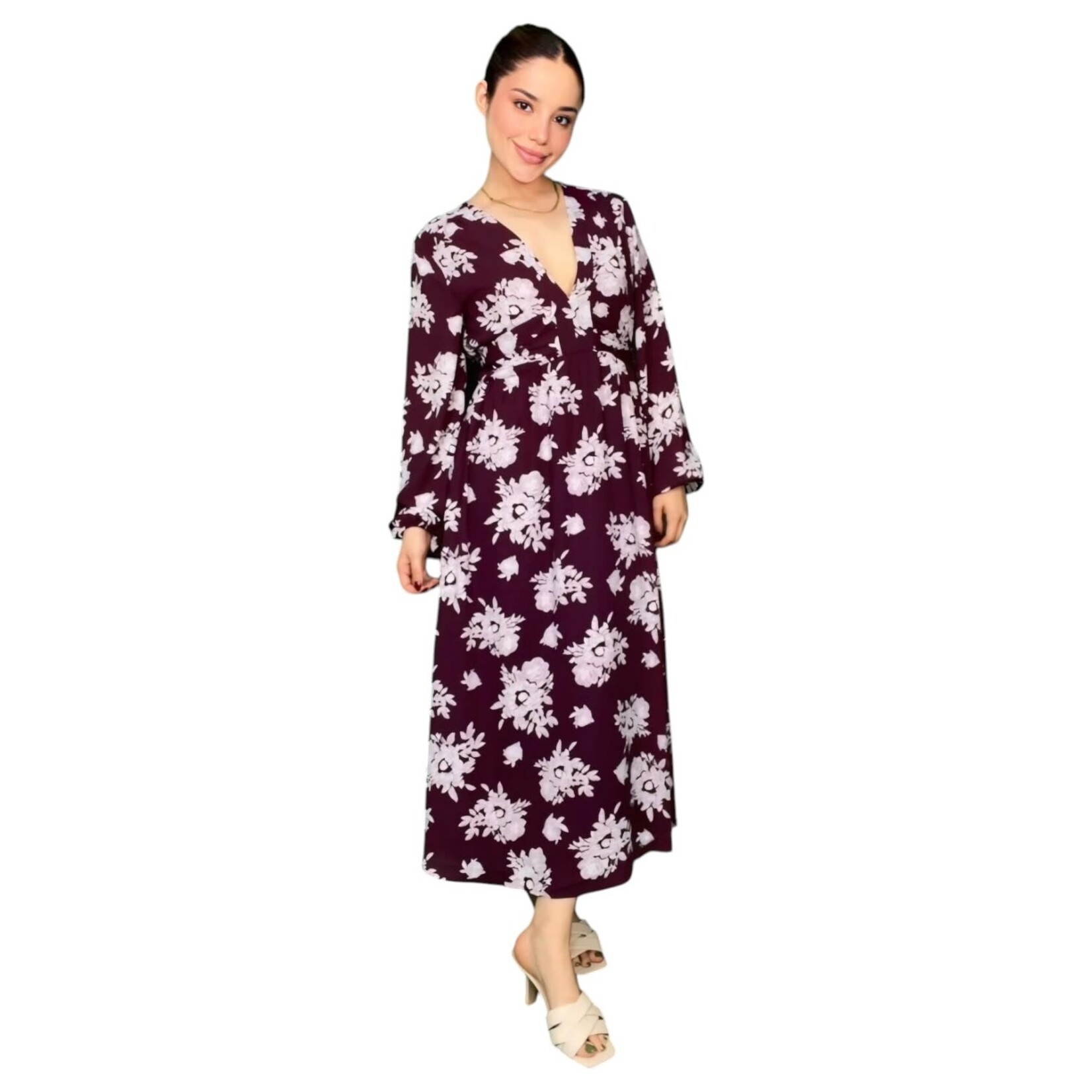 ROKOKO ROKOKO LONG SLEEVE WOVEN DRESS RM602534