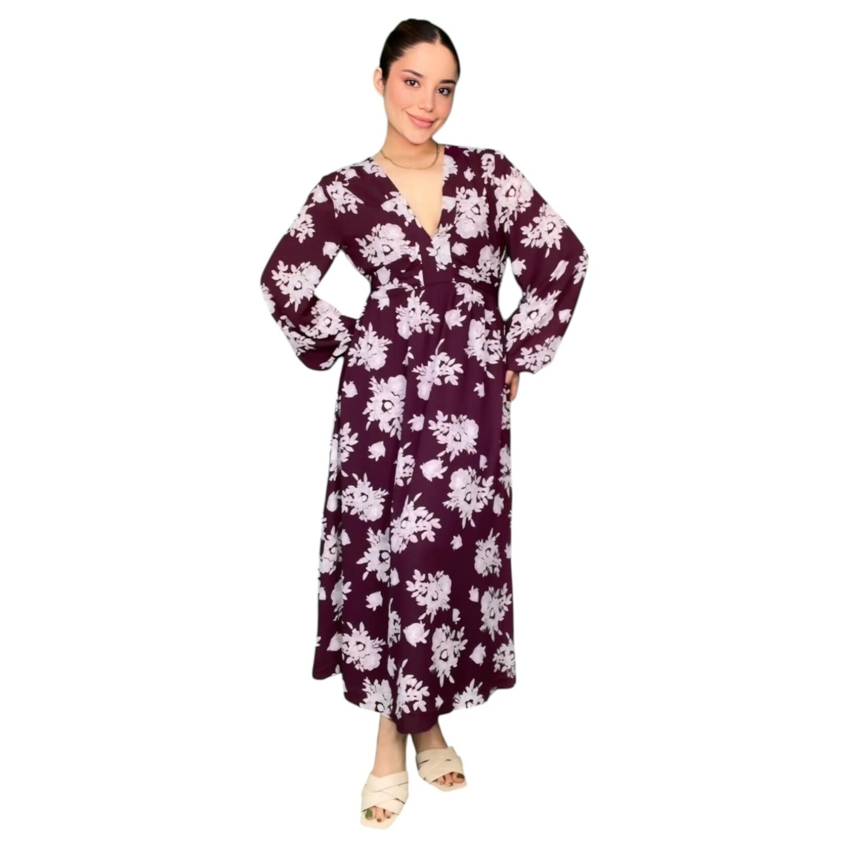 ROKOKO ROKOKO LONG SLEEVE WOVEN DRESS RM602534