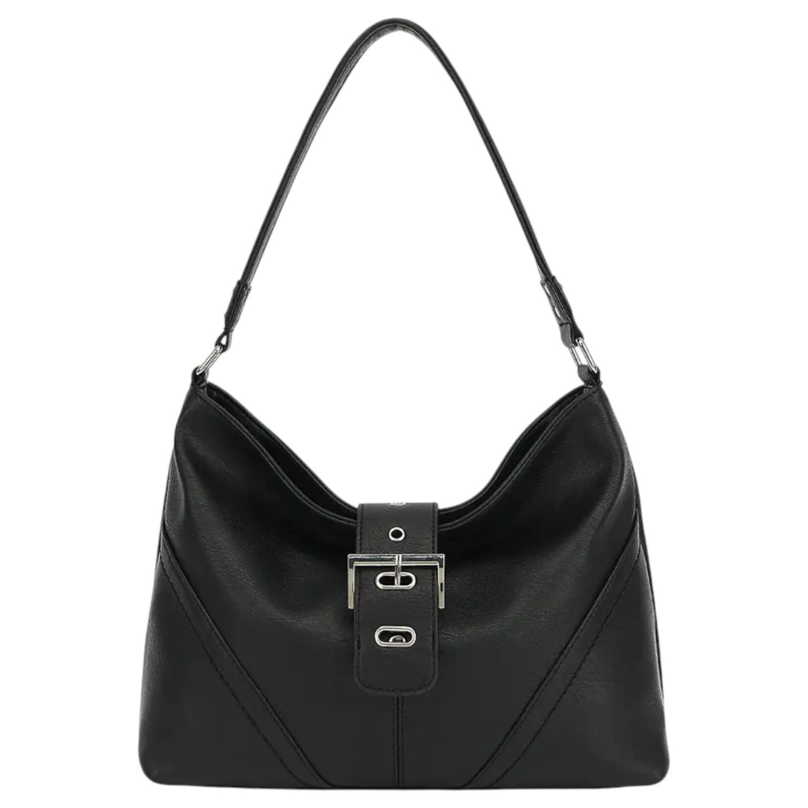 VONMAY VONMAY SLOUCHY HOBO BAG W/ BUCKLE TAB 24809