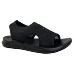 DODO DODO RHINESTONE CUTOUT KNITTED BAND SANDAL NET-400