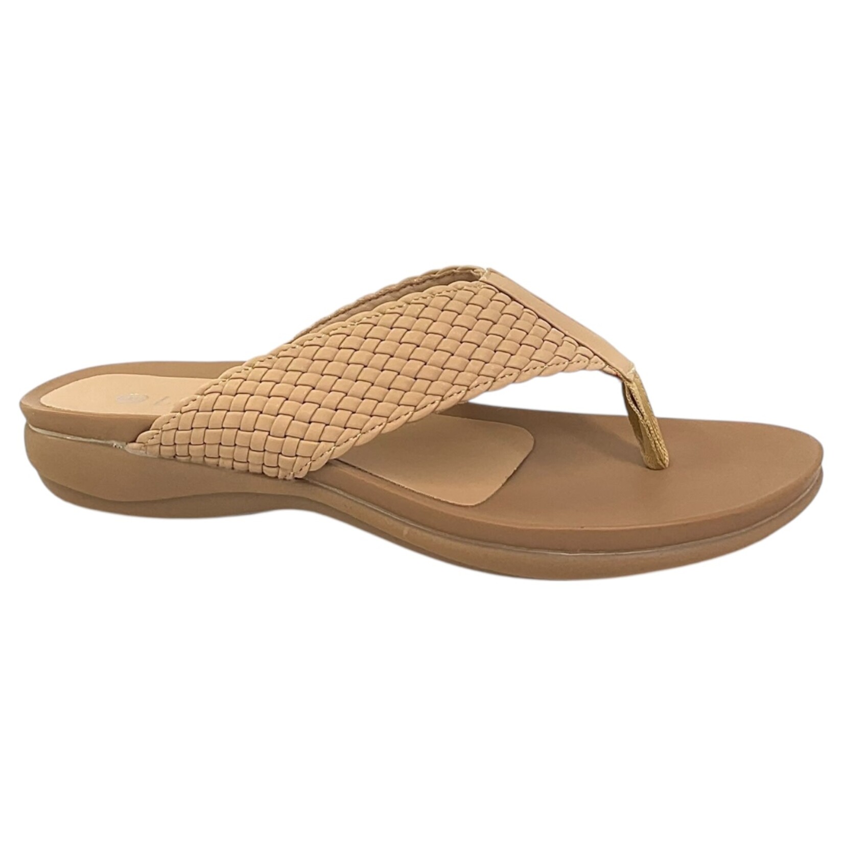 LUCITA LUCITA WOVEN THONG SLIPPER ABC-100