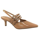 DELICIOUS DELICIOUS POINTED TOE SLINGBACK KITTEN HEEL FELICIA