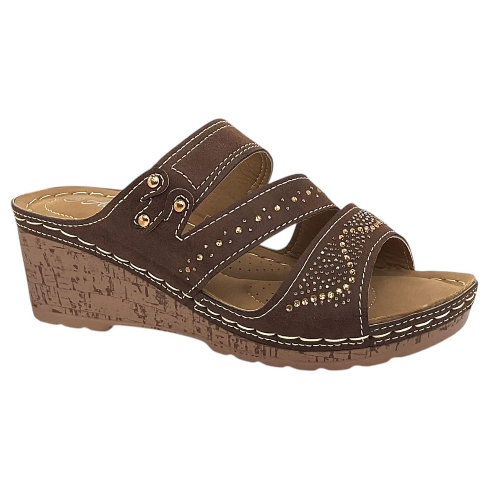 ATALINA ATALINA 3 BAND GEM WEDGE DW9748