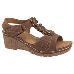 ATALINA ATALINA FLOWER DETAIL VELCRO SANDAL DC0001