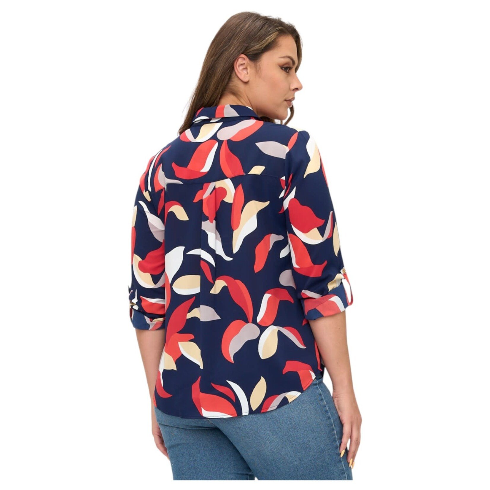 DNA DNA PLUS ROLL TAB LONG SLEEVE BUTTON UP SHIRT 6425XB-18217