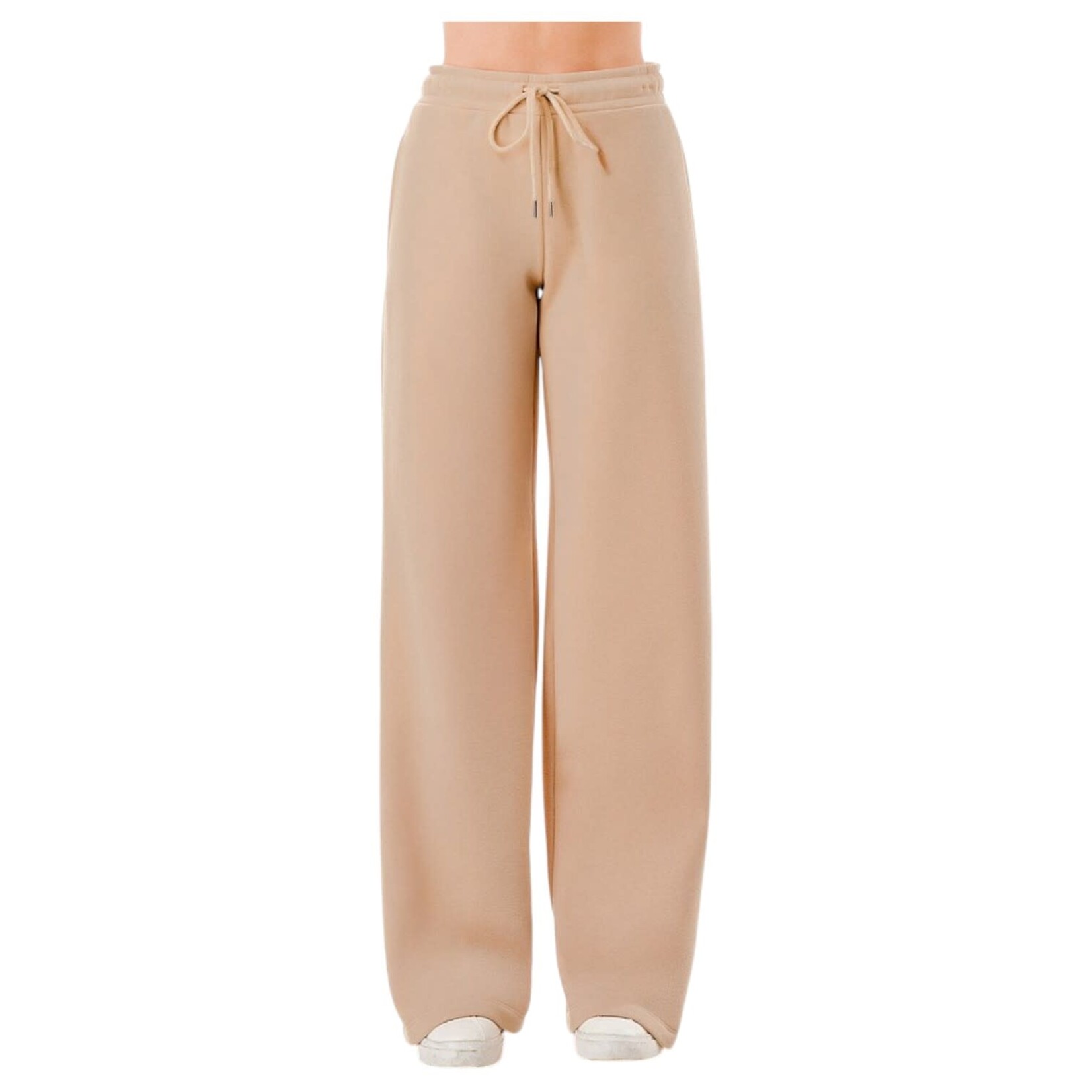 AMBIANCE APPAREL AMBIANCE FLEECE WIDE LEG DRAWSTRING PANT 76587