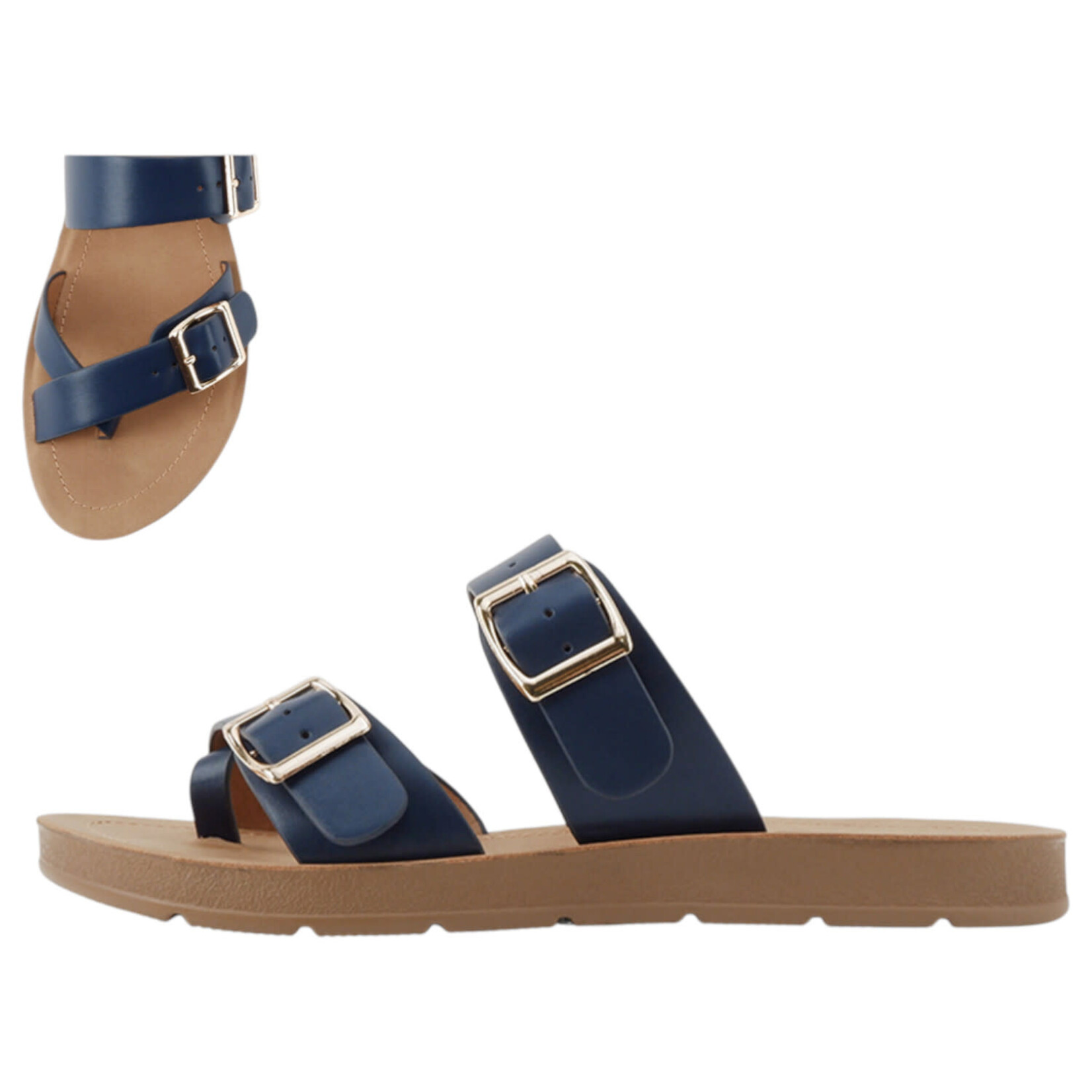 SODA SODA SIDE BUCKLE SLIPPER PELIN