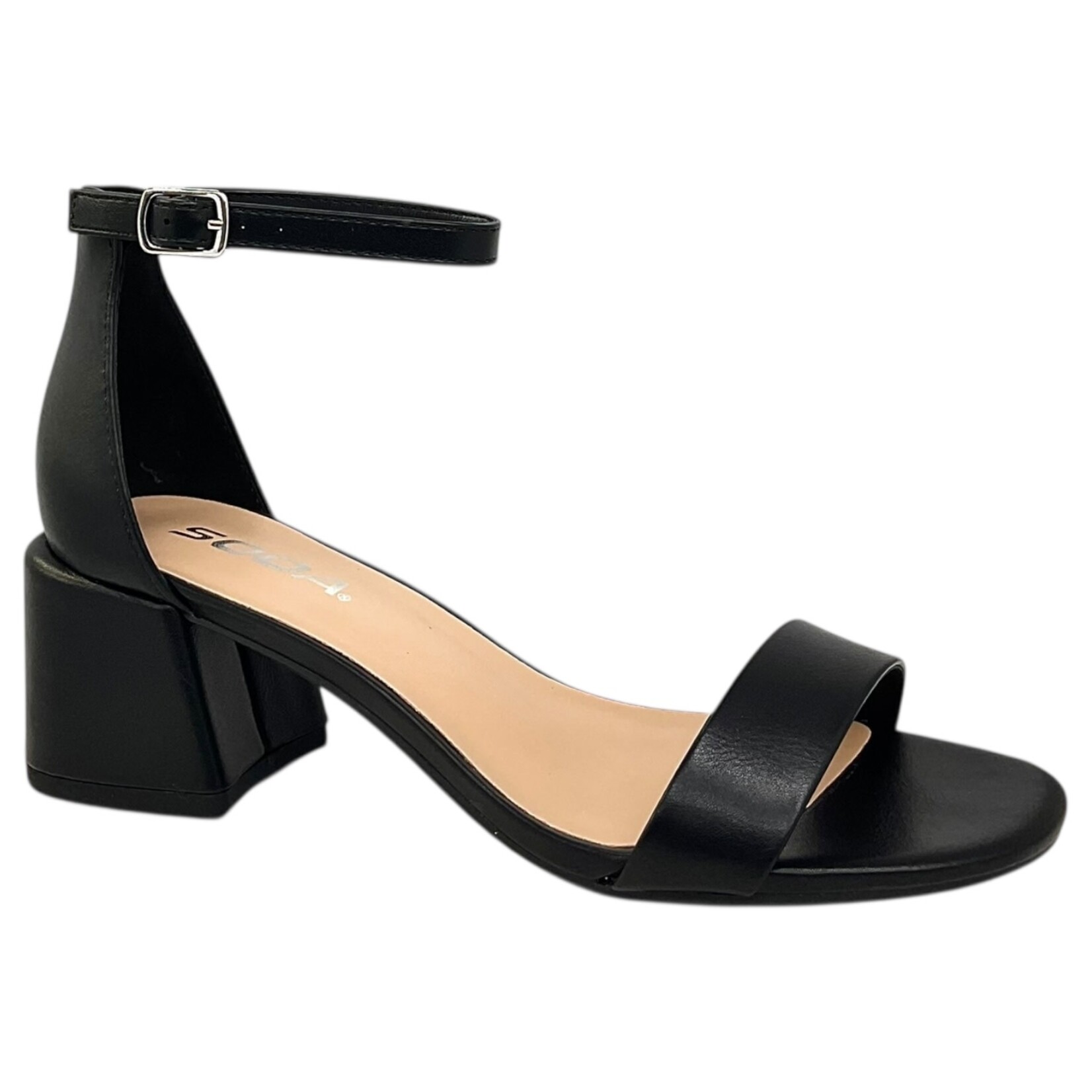 SODA SODA ONE BANK FLARE HEEL SLINGBACK PEETA