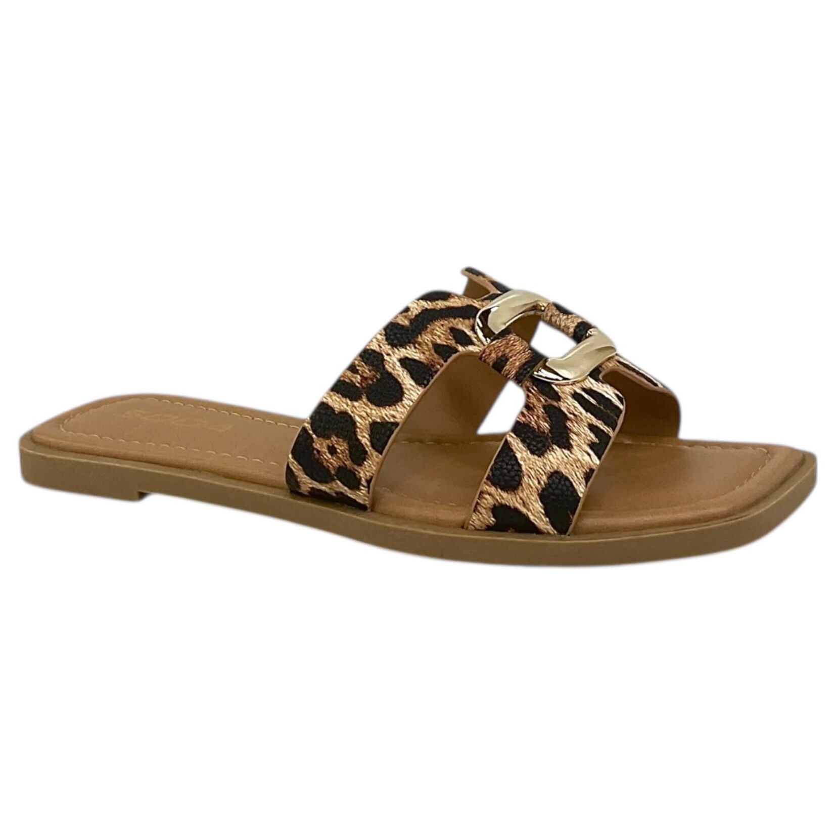 SODA SODA GOLD LOOP SLIDE SLIPPER FENG