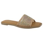 SODA SODA RHINESTONE MESH SLIDE SLIPPER INDIE