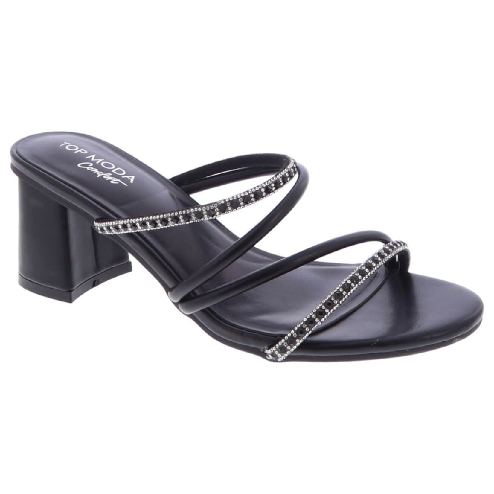 TOP MODA TOP MODA STRAPPY BLOCK HEEL CITY-20