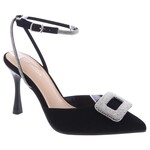 TOP MODA TOP MODA RHINESTONE DECAL ANKLE STRAP HEEL WYNN-88