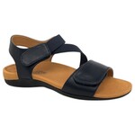 CITY CLASSIFIED CITY CLASSIFIED VELCRO ANKLE STRAP SANDAL W/ DIAGONAL STRAP COUNTER