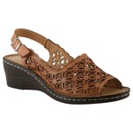 SPRING STEP SPRINGSTEP LASER CUT SLINGBACK WEDGE BELIZANA