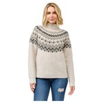CIELO CIELO TURTLE NECK EMBELLISHED KNIT SWEATER SW746