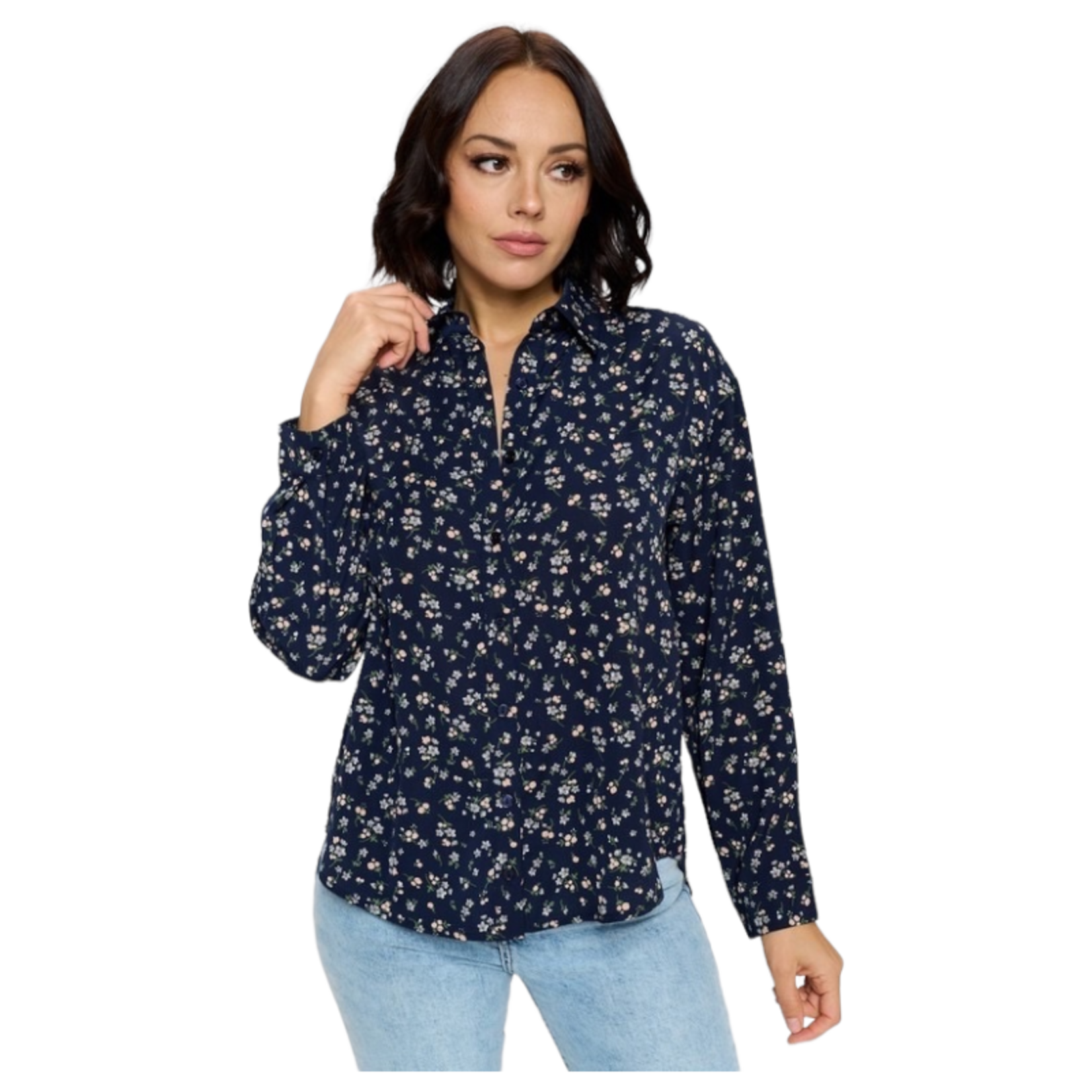 CHOCOLATE CHOCOLATE BUTTON UP SHIRT MT4269