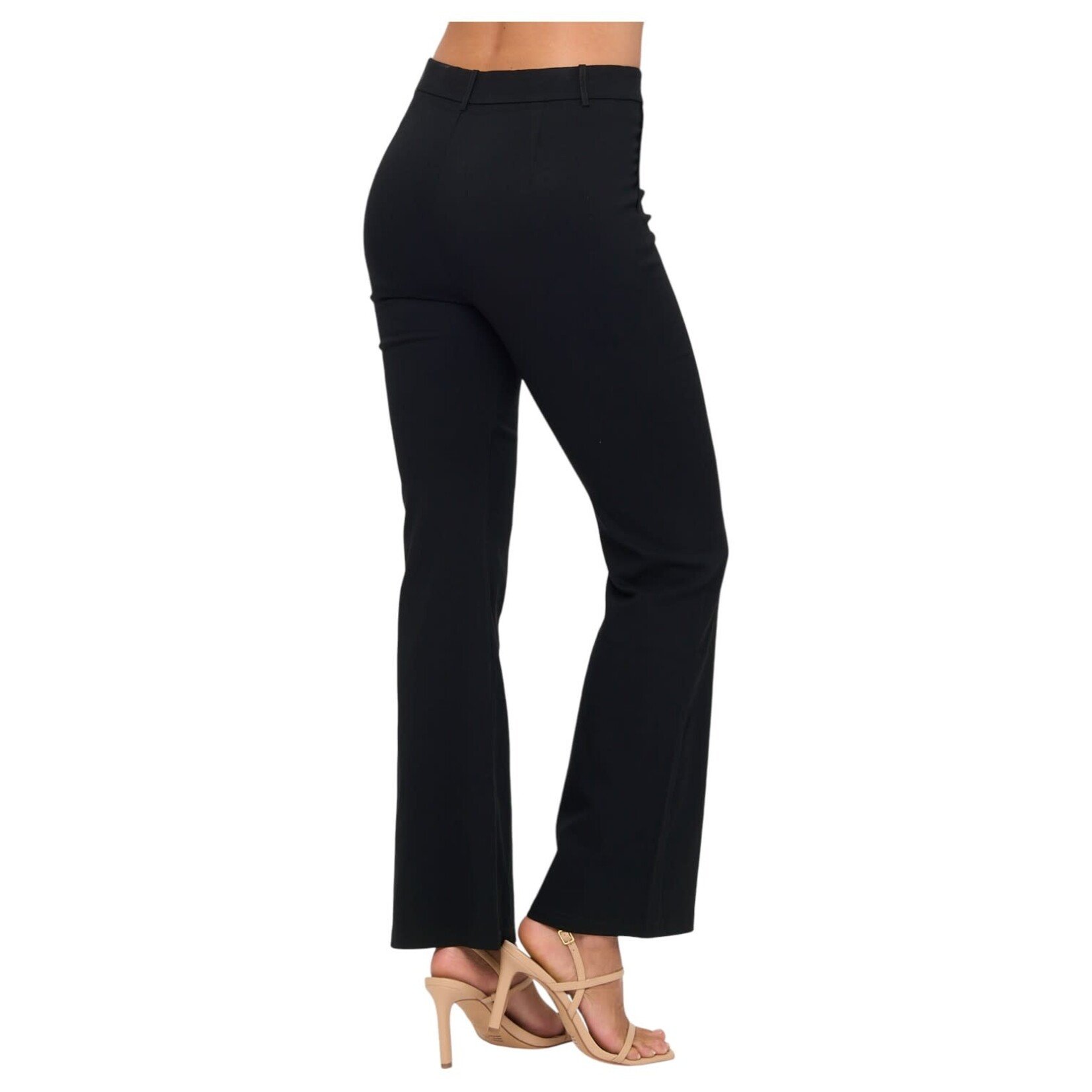 CHOCOLATE CHOCOLATE TWILL STRAIGHT FLARE DRESSPANT YP5470