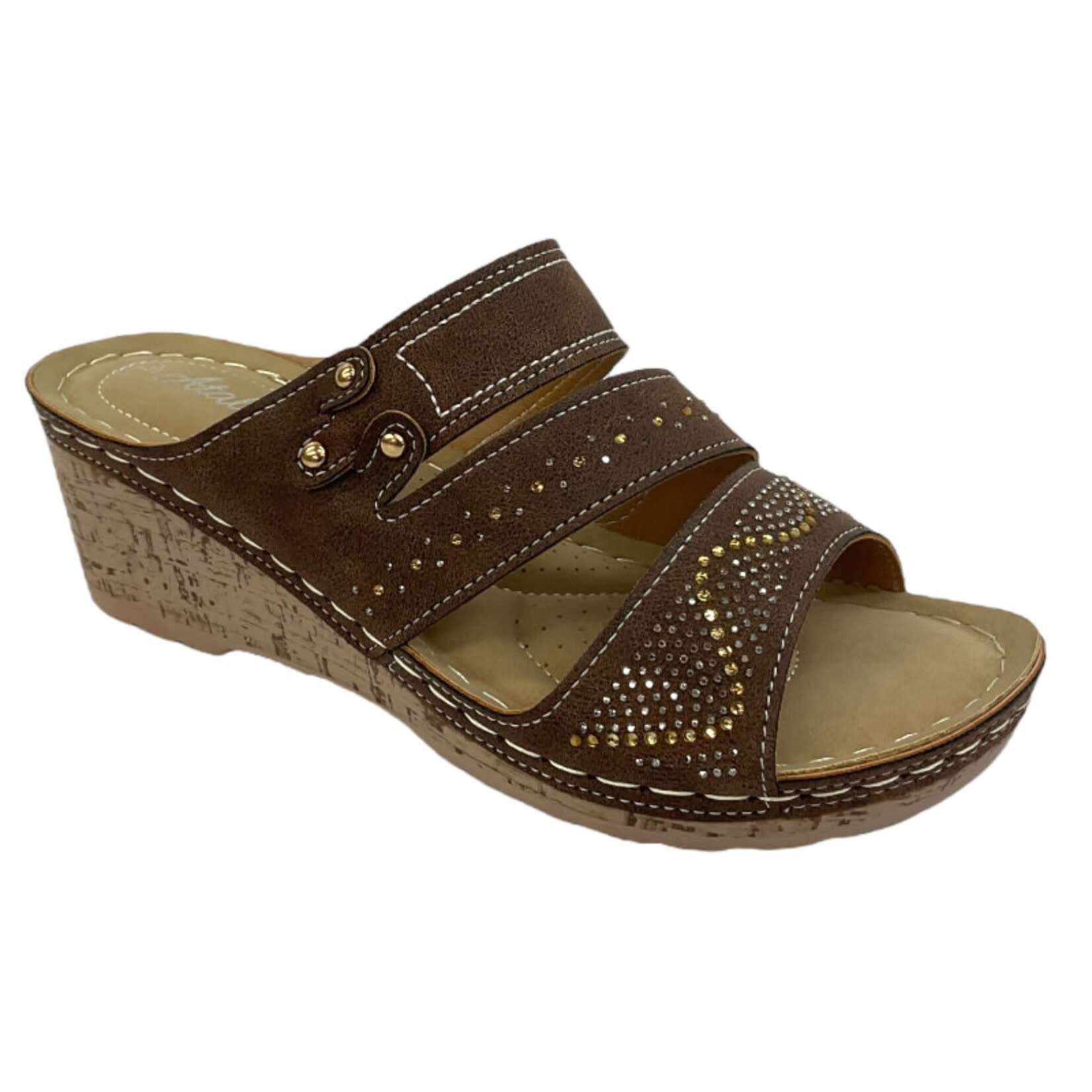 ATALINA ATALINA 3 BAND GEM WEDGE DW9748