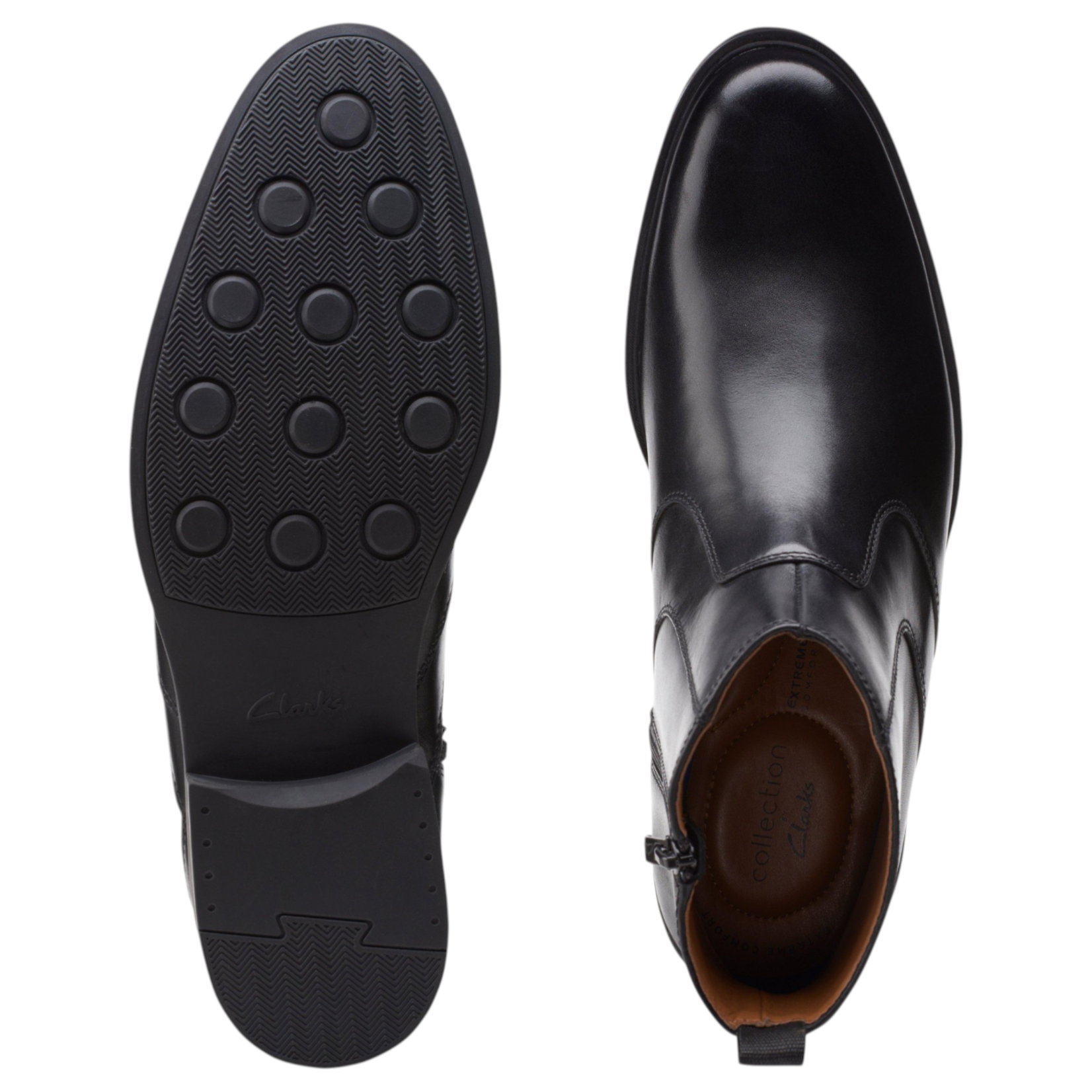 CLARKS CLARKS SLIP ON BOOT WHIDDON ZIP 26155039