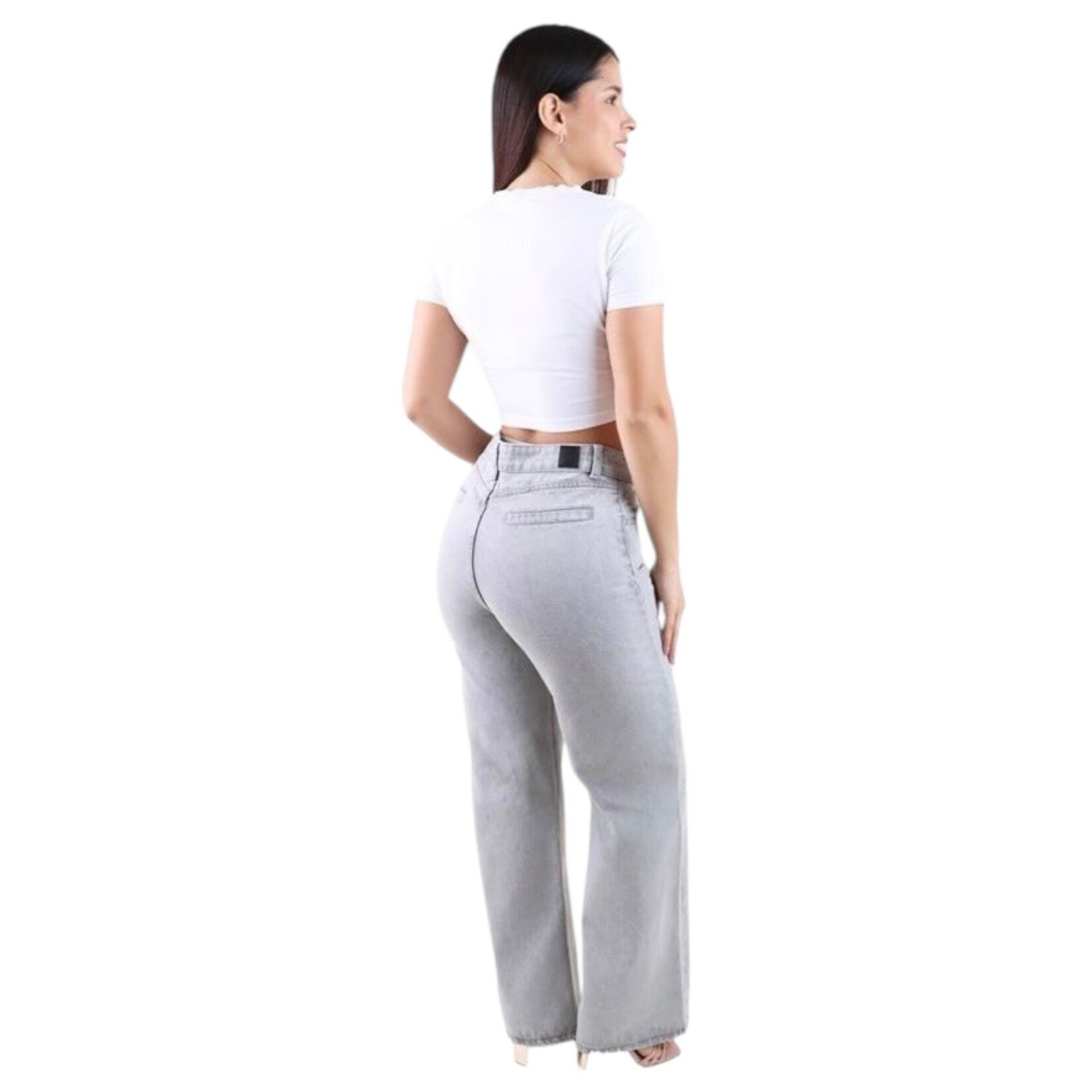 JORDACHE CLOTHING JORDACHE RIGID WIDE LEG JEANS 04J-1435