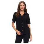 PERSEPTION PERSEPTION PLEATED BUTTON UP SHORT SLEEVE SHIRT TP-MS-2270