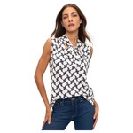PERSEPTION PERSEPTION SLEEVELESS TIE NECK TOP TP-MS-1998