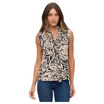 PERSEPTION PERSEPTION NECK TIE SLEEVELESS TOP TP-MS-2199