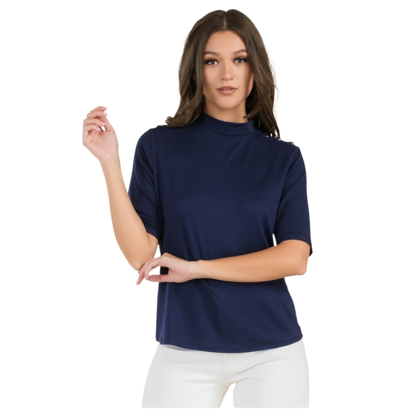 PERSEPTION PERSEPTION ELBOW SLEEVE TOP TP-MS-1710