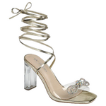 FOREVER FOREVER CLEAR BAND RHINESTONE BOW WRAP HEEL DREAMLIKE-22