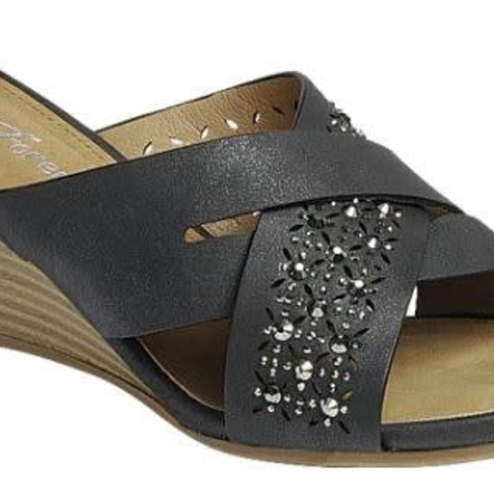 FOREVER FOREVER CROSS BAND SLIDE WEDGE NITA-05