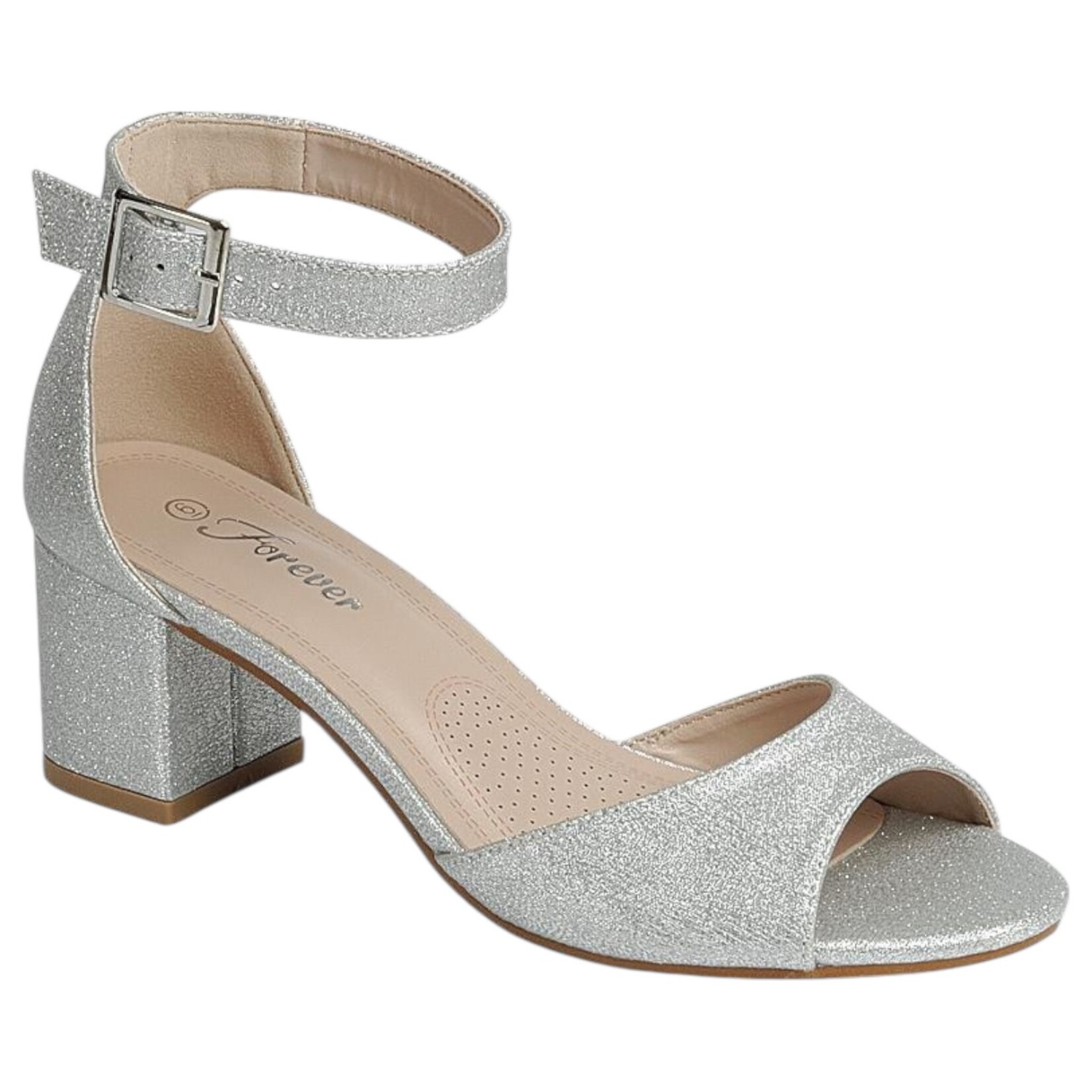 FOREVER FOREVER ANKLE STRAP LOW BLOCK HEEL NATALY-03