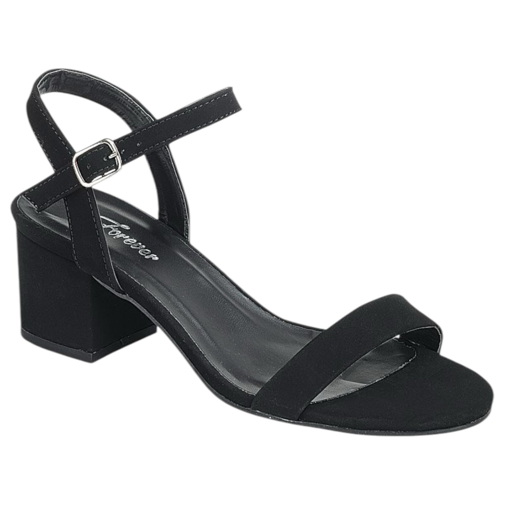 FOREVER FOREVER ANKLE STRAP LOW BLOCK HEEL NATALY-05