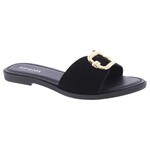 TOP MODA TOP MODA BUCKLE DETAIL SLIDE SLIPPER GRAND-33