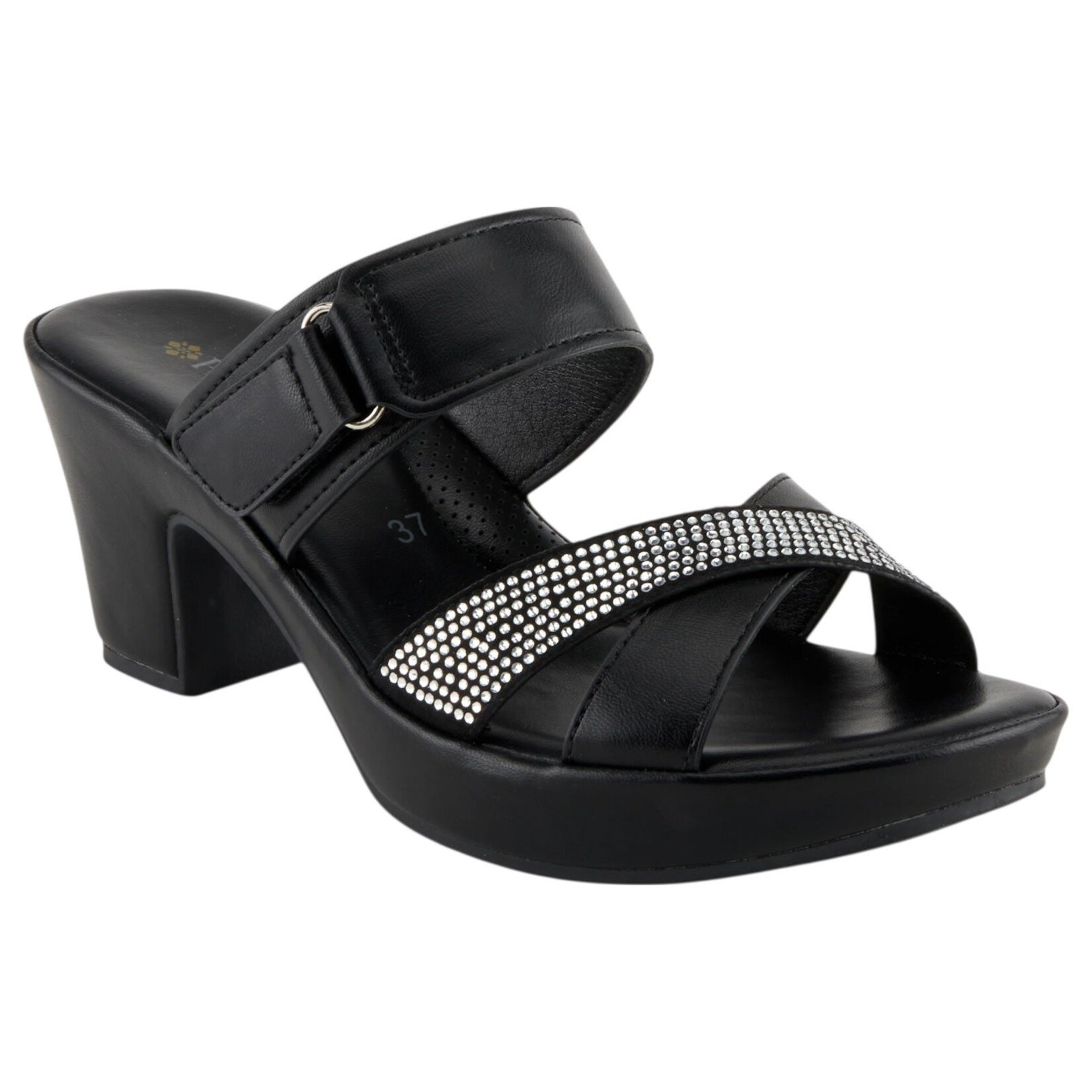 PATRIZIA PATRIZIA CROSS BAND BLOCK HEEL SCALAN