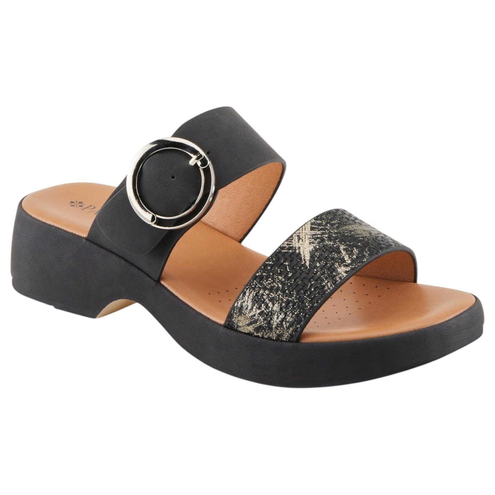PATRIZIA PATRIZIA DOUBLE BAND WEDGE SLIPPER FENNA